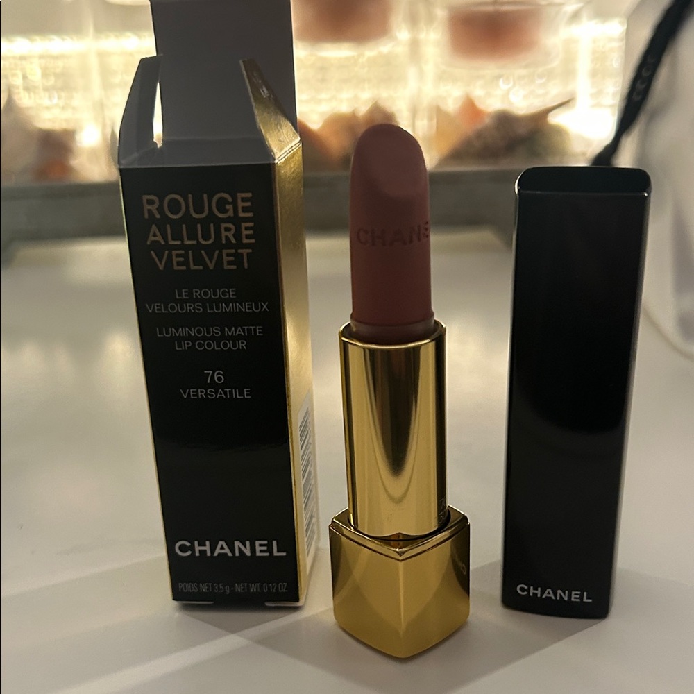 CHANEL Rouge Allure Velvet Lipstick - versatile 76 LE NIB 👄